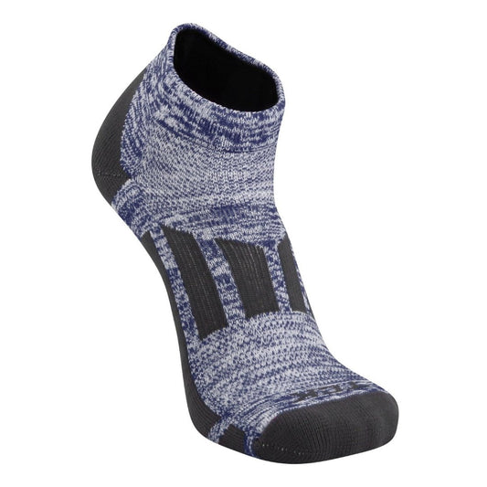 TCK® Elite Performance Low Cut Roll proDRI Socks: Navy / White, team socks, baseball socks, gym socks, mens gym socks, fitness socks, workout socks
