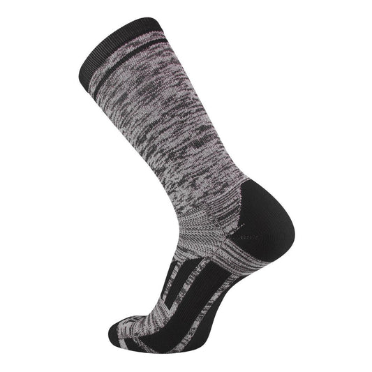TCK® Elite Heather Crew Socks: Black / White, crew socks, sports socks, heather socks, team socks