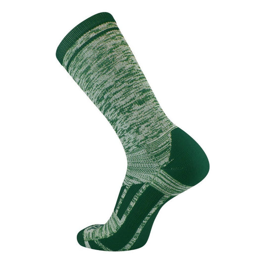 TCK® Elite Heather Crew Socks: Dark Green / White, crew socks, sports socks, heather socks, team socks