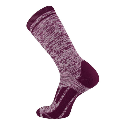 TCK® Elite Heather Crew Socks: Maroon / White, crew socks, sports socks, heather socks, team socks