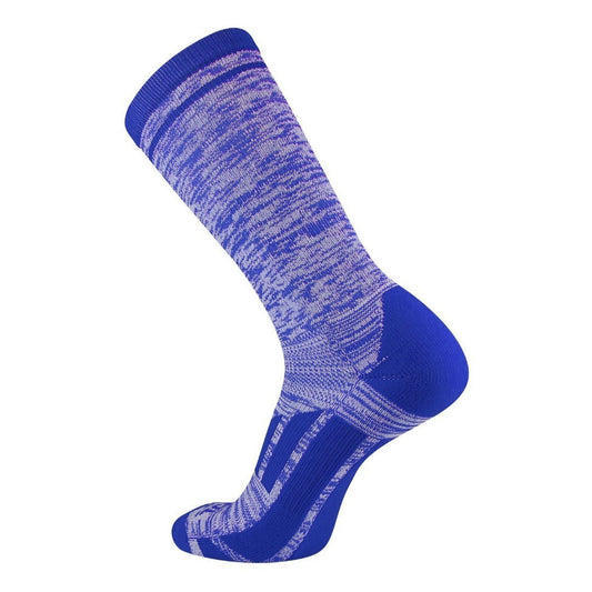 TCK® Elite Heather Crew Socks: Royal Blue / White, crew socks, sports socks, heather socks, team socks