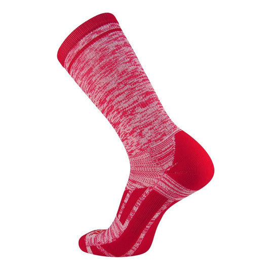 TCK® Elite Heather Crew Socks: Scarlet / White, crew socks, sports socks, heather socks, team socks